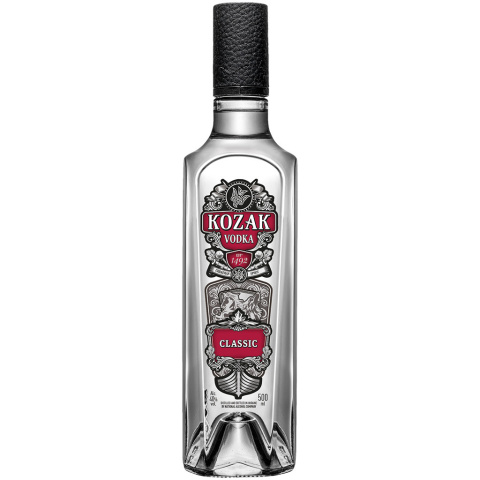 Wódka „Kozak“, Classic, 0,5 L, 40% obj Wódka „Kozak“, Classic, 0,5 L, 40% obj
