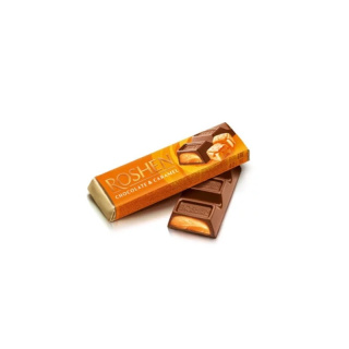 Batonik czekoladowy Roshen z nadzieniem karmelowym