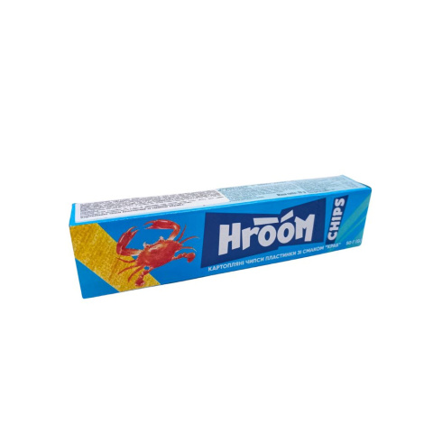Chipsy ziemniaczane "hroom" o smaku kraba op. 60g Chipsy ziemniaczane "hroom" o smaku kraba op. 60g