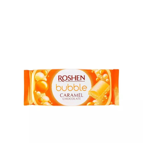 Roshen Czekolada karmelowa z bąbelkami, 80g Roshen Czekolada karmelowa z bąbelkami, 80g