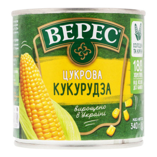 Kukurydza konserwowa Veres 340g