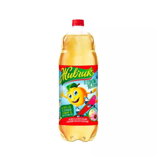 Napój gazowany "Zywczyk" o smaku jablka, 2 L