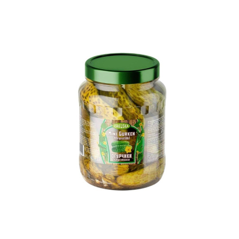 Ogórki pikantne Khrushki Zakuska, 670g Ogórki pikantne Khrushki Zakuska, 670g
