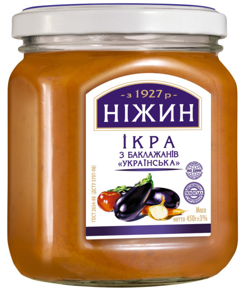 Pasta z bakłażanów Niżyn 450g Pasta z bakłażanów Niżyn 450g