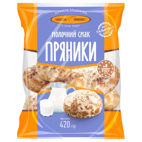 Kijów Chleb Pierniki "Mleczny smak" 420g Kijów Chleb Pierniki "Mleczny smak" 420g