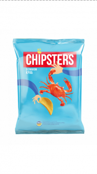 chipsy Chipsters o smaku kraba