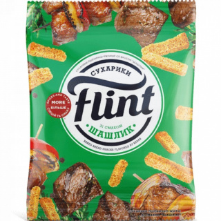 Sucharki pszenno-żytnie o smaku szaszłyka Flint 70g
