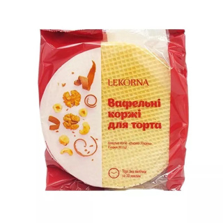 Wafle tortowe Lekorna "Klasyczny" 8 szt. 90 g