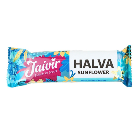 Chałwa słonecznikowa o smaku waniliowym, baton 58g Chałwa słonecznikowa o smaku waniliowym, baton 58g