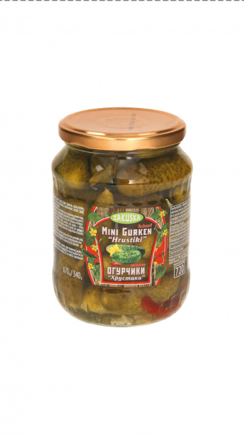 ogorki pikant. Zakuska 670g ogorki pikant. Zakuska 670g