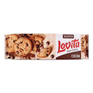 Roshen Ciasteczka Lovita z kawałkami czekolady, 150g