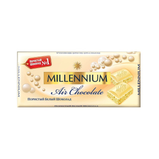 Millennium czekolada biala z babelkami