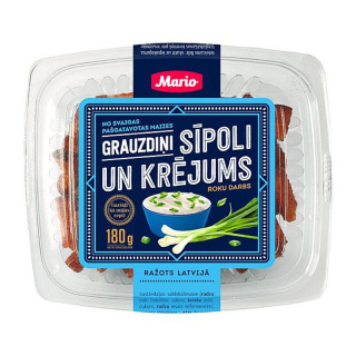 Grzanki żytnie ulubione śmietana z cebulką “Mario” 180g