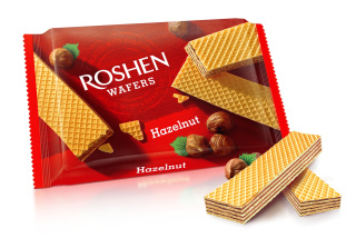 Wafelki Roshen o smaku orzechowym 72g
