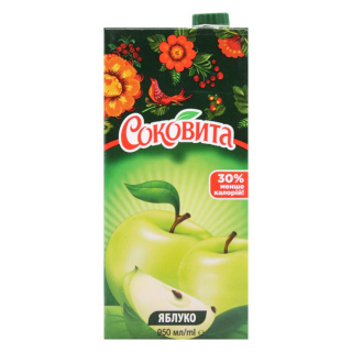 Nektar jabłko-biale winogrona "Sokovita" 950ml