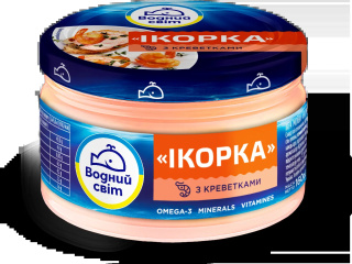 Pasta Wodny Świat "Ikorka" o smaku krewetek 160g
