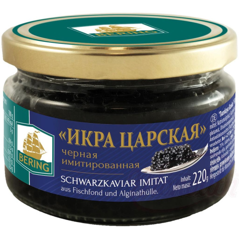 Kawior czarny Krolewski imitacja Bering 220g Kawior czarny Krolewski imitacja Bering 220g