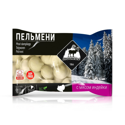 Pielmieni z indyka M, 900g Morooz Pielmieni z indyka M, 900g Morooz
