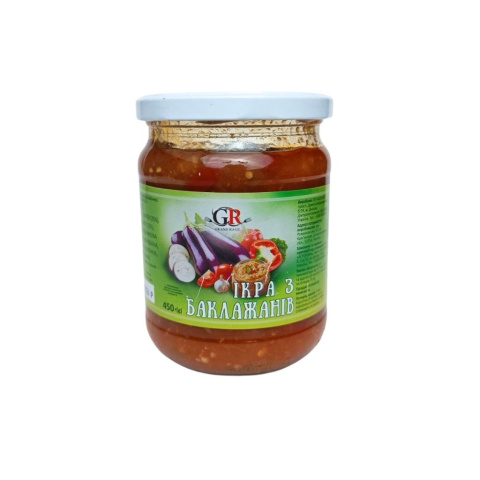 Przekąska warzywna z bakłażanu “Grand Ragu” 450ml Przekąska warzywna z bakłażanu “Grand Ragu” 450ml