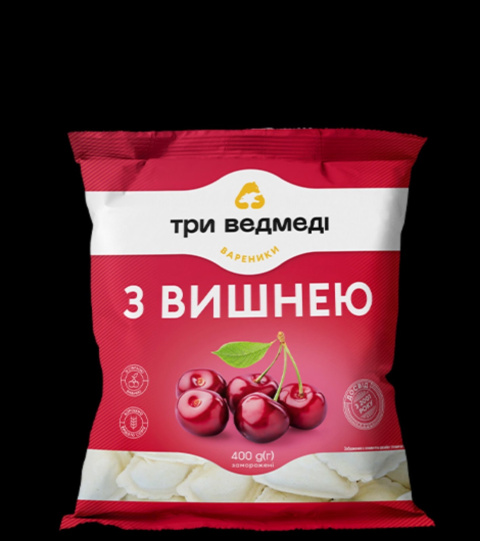 Pierogi z wiśniami "Three bears" 400g Pierogi z wiśniami "Three bears" 400g
