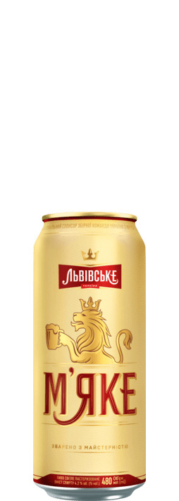 Piwo Lwowskie Miękkie 480ml puszka