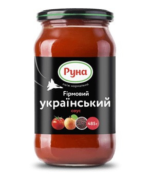 Runa Sos Ukraińskij firmowy szkło, 485 g