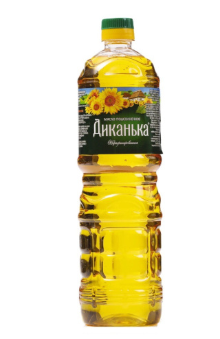 Olej słonecznikowy nierafinowany "Dikańka" 1L