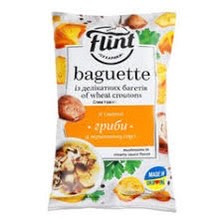 Sucharki pszenne o smaku grzybów w sosie śmietanowym Flint Baguette 60g