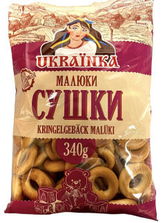 ciastka Ukrainka obwarzanki waniliowe 340g