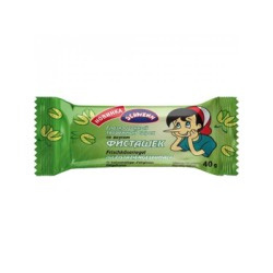 Baton twarogowy o smaku pistacjowym 40 g