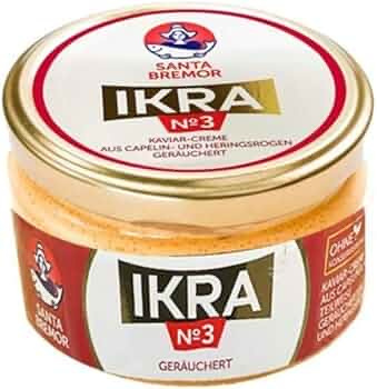 Pasta z kawior gromadnika (mojwa) wędzona Santa Bremor №3, 160g Pasta z kawior gromadnika (mojwa) wędzona Santa Bremor №3, 160g